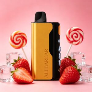 ALIBARBAR Ice Adjust 12000 Puffs - Chupa Chups Strawberry
