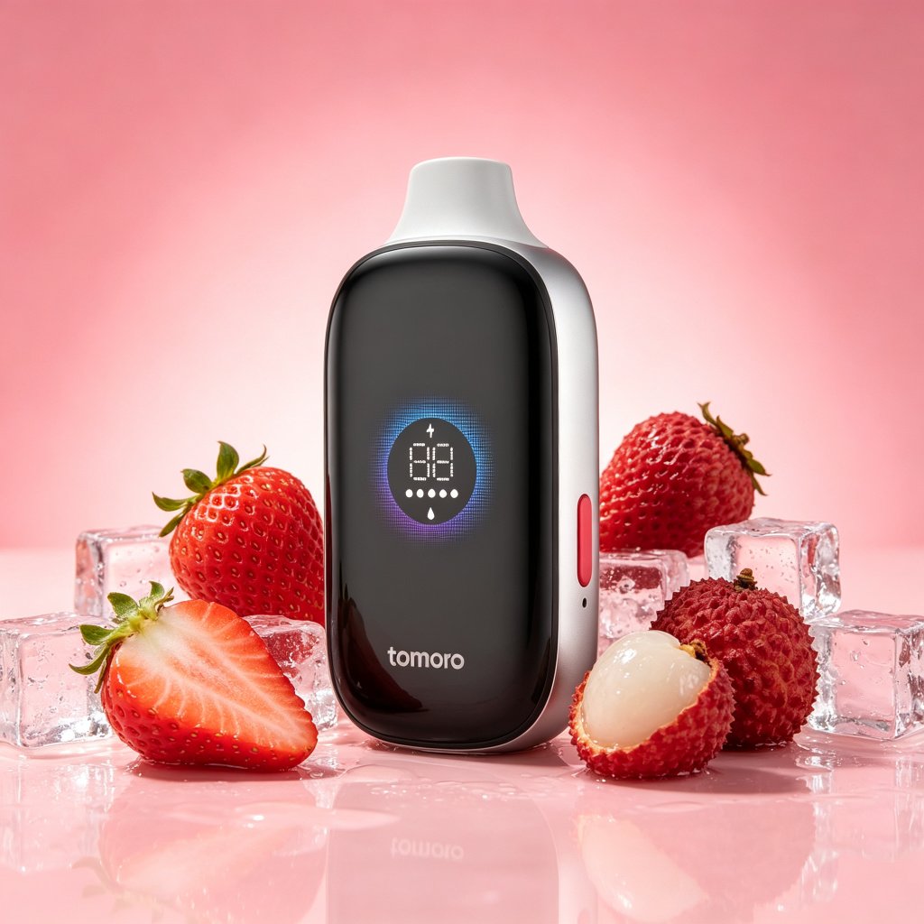 Tomoro Max 15000 Puffs - Strawberry Lychee